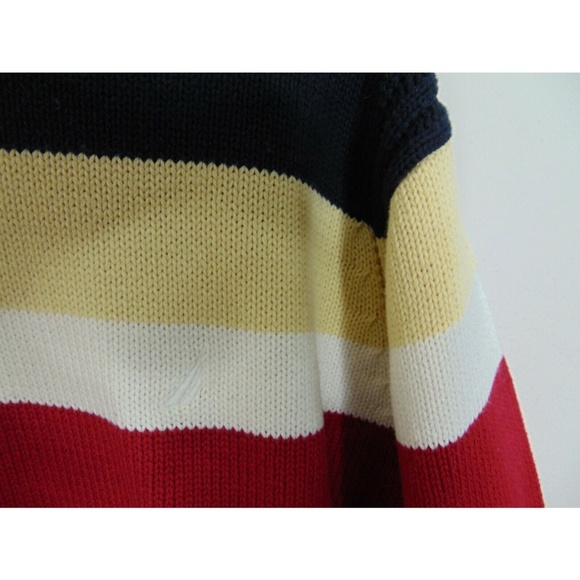 Nautica L Knit Crewneck Sweater Long Sleeve - Picture 3 of 5